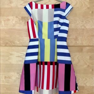 Kate Spade fit and flair multi color dress